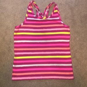 Circo Neon striped tank top